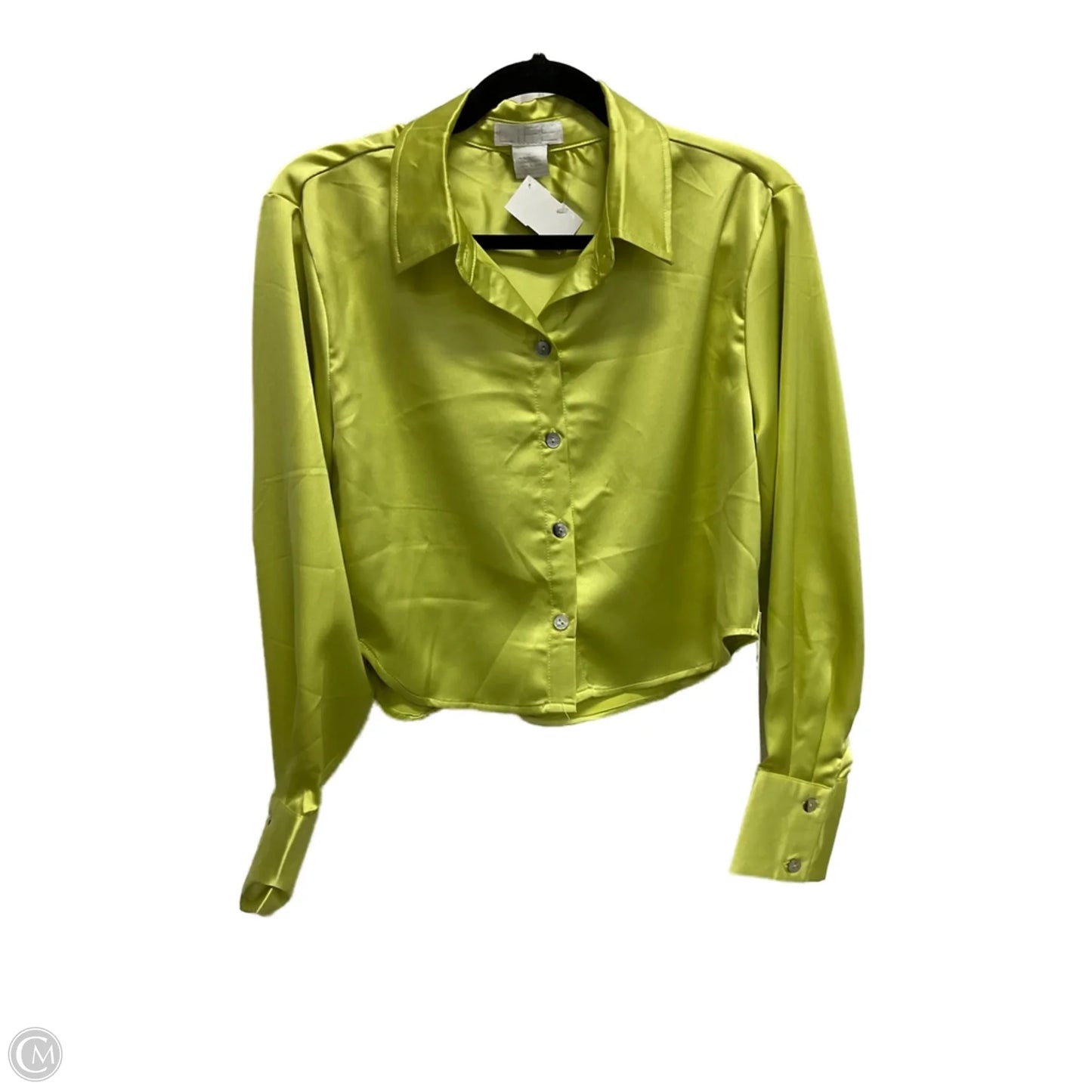Blouse Long Sleeve By Life In Green, Size: L