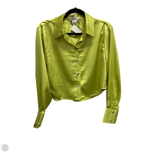 Blouse Long Sleeve By Life In Green, Size: L