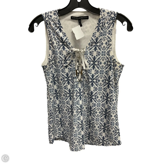 Top Sleeveless By White House Black Market In Blue, Size: Xxs