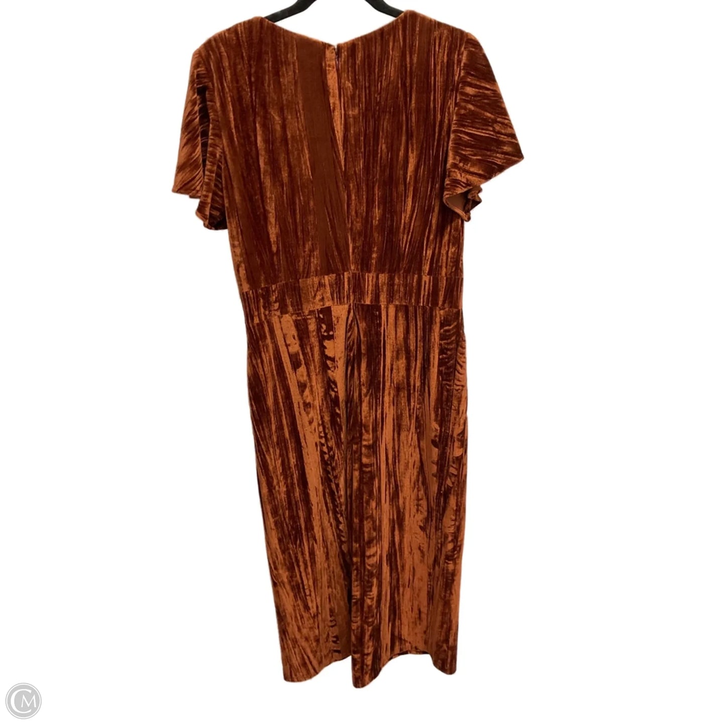 Jumpsuit By Tahari By Arthur Levine In Orange, Size: 10p