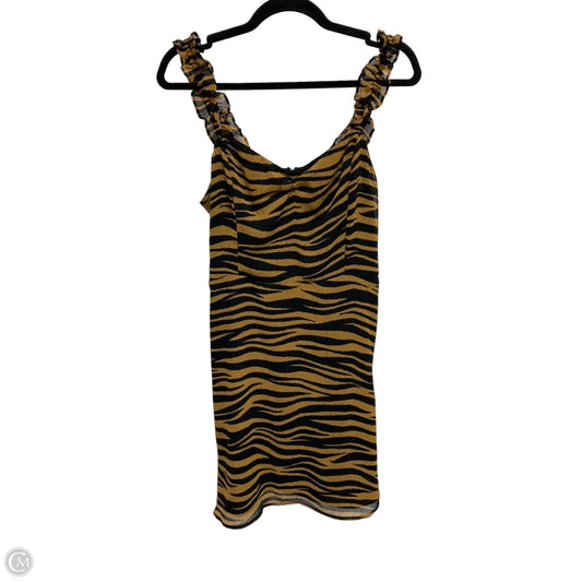 Dress Casual Short By Clothes Mentor In Animal Print, Size: L