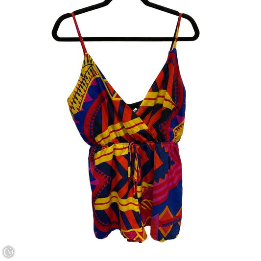 Romper By Clothes Mentor In Striped Pattern, Size: 12