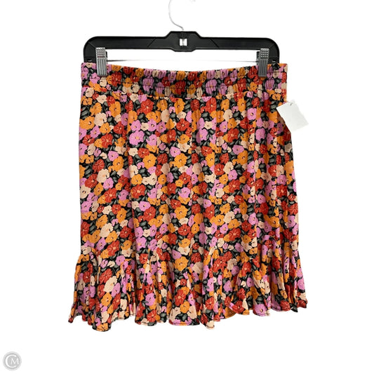 Skirt Mini & Short By Loft In Floral Print, Size: 8