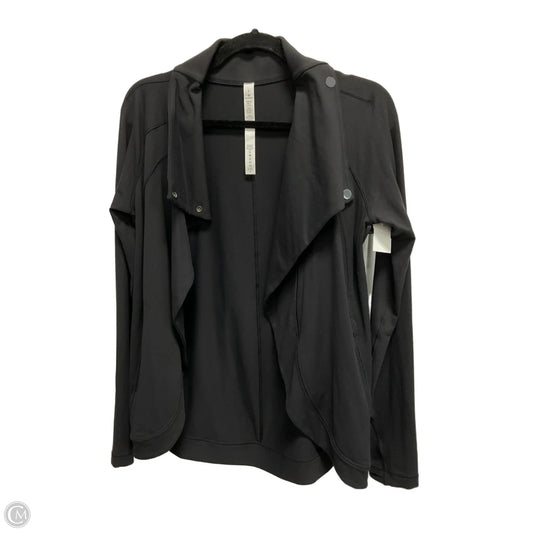 Athletic Jacket By Lululemon In Black, Size: S