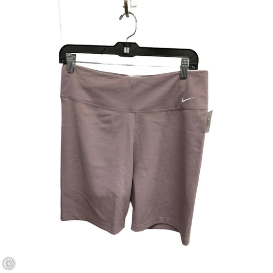 Athletic Shorts By Nike In Purple, Size: L
