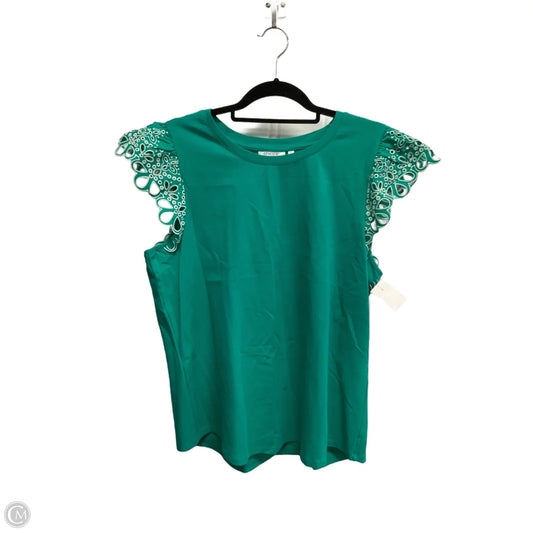 Top Sleeveless By Chicos In Green, Size: Xl