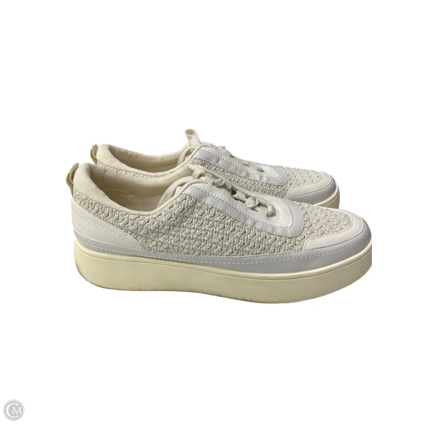 Shoes Sneakers By Frye And Co In Cream, Size: 9
