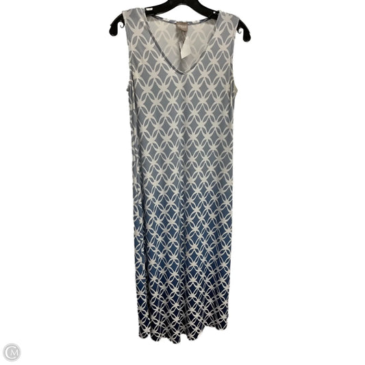 Dress Casual Maxi By Chicos In Blue, Size: S