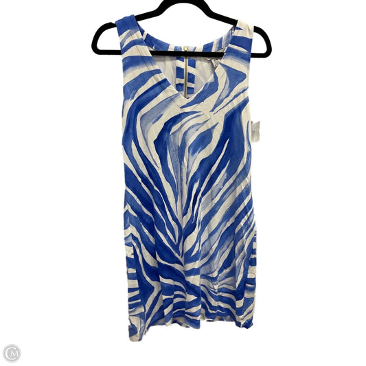 Dress Casual Midi By Tommy Bahama In Blue & White, Size: M
