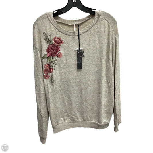 Sweater By Poof In Beige, Size: S