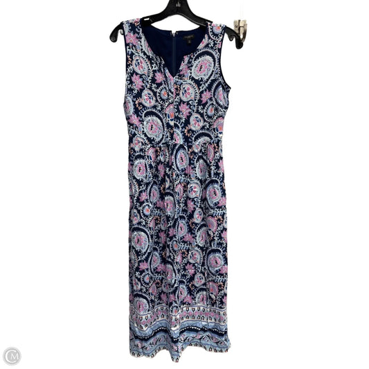 Dress Casual Maxi By Talbots In Multi-colored, Size: 4p