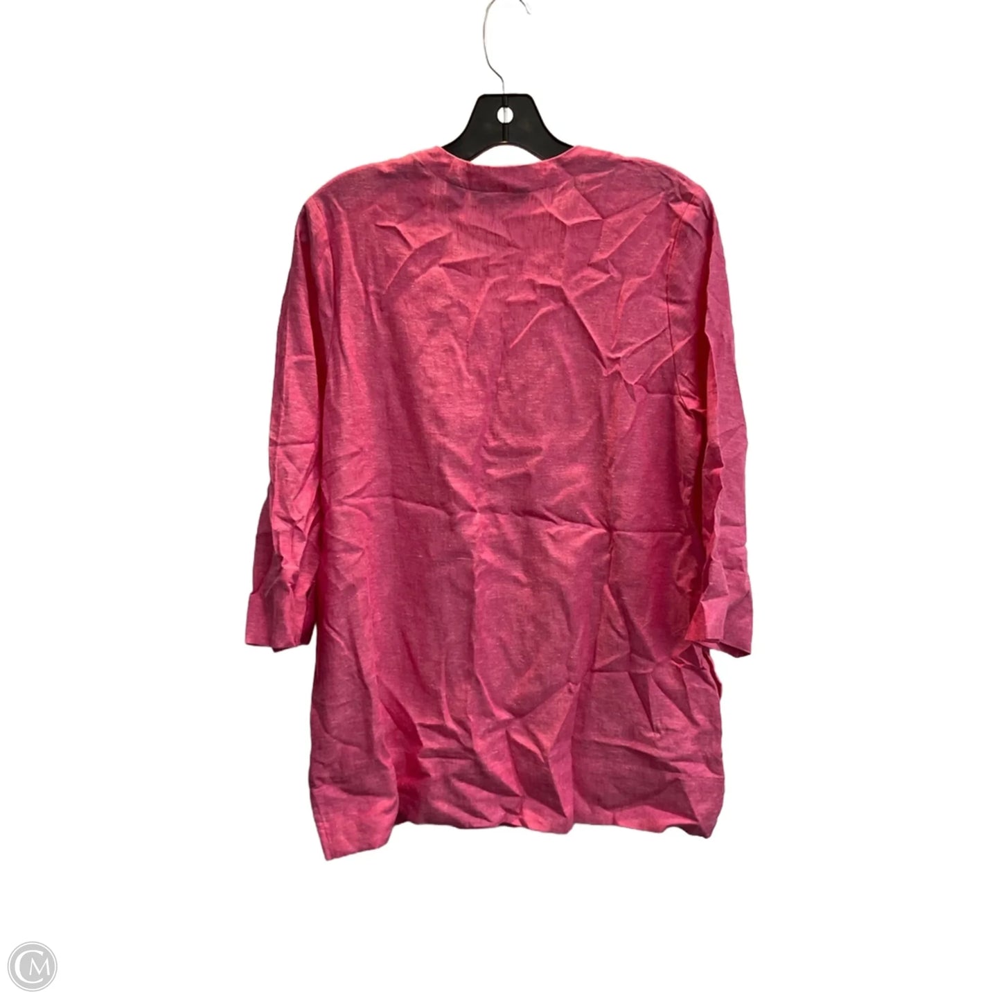 Tunic 3/4 Sleeve By Lands End In Pink, Size: S
