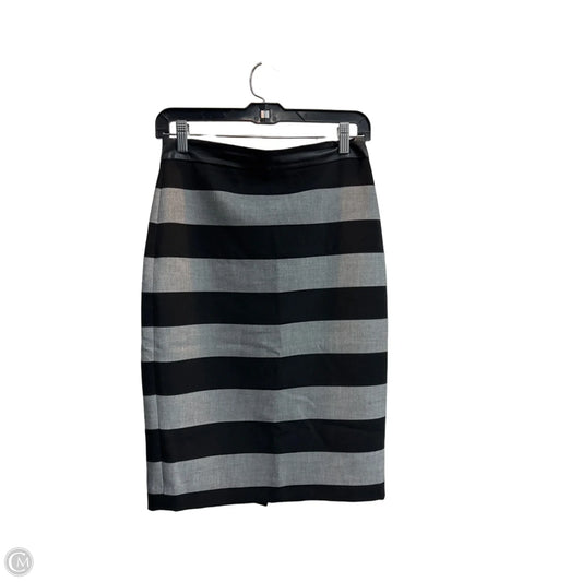 Skirt Midi By Banana Republic In Striped Pattern, Size: 4p