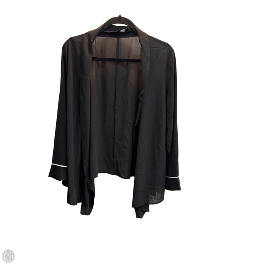 Kimono By Eloquii In Black, Size: 1x