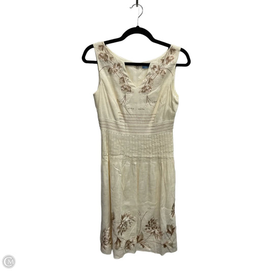 Dress Party Midi By Antonio Melani In Cream, Size: Xs