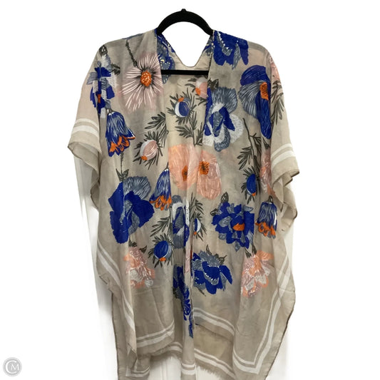 Shawl By Clothes Mentor In Floral Print, Size: Osfm