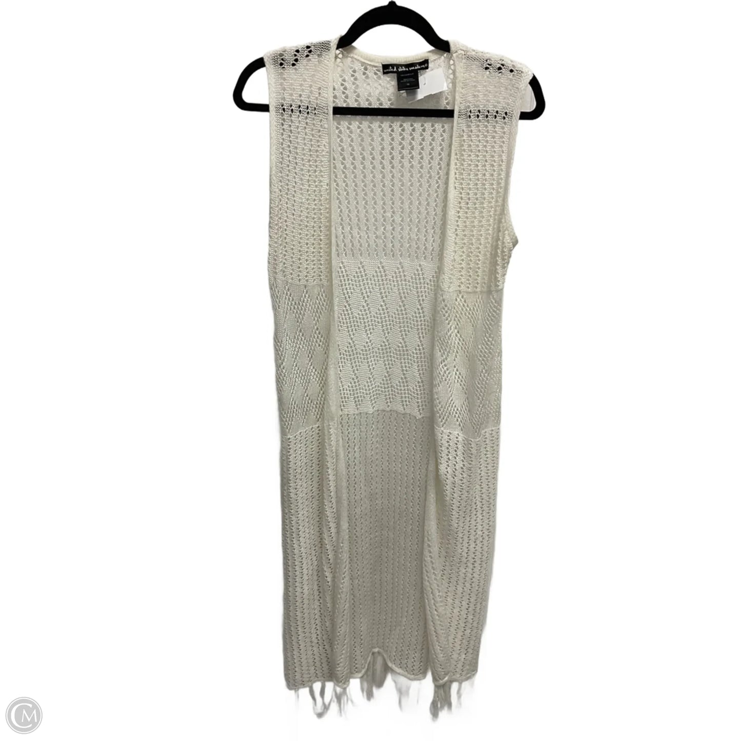 Kimono By United States Sweaters In White, Size: M