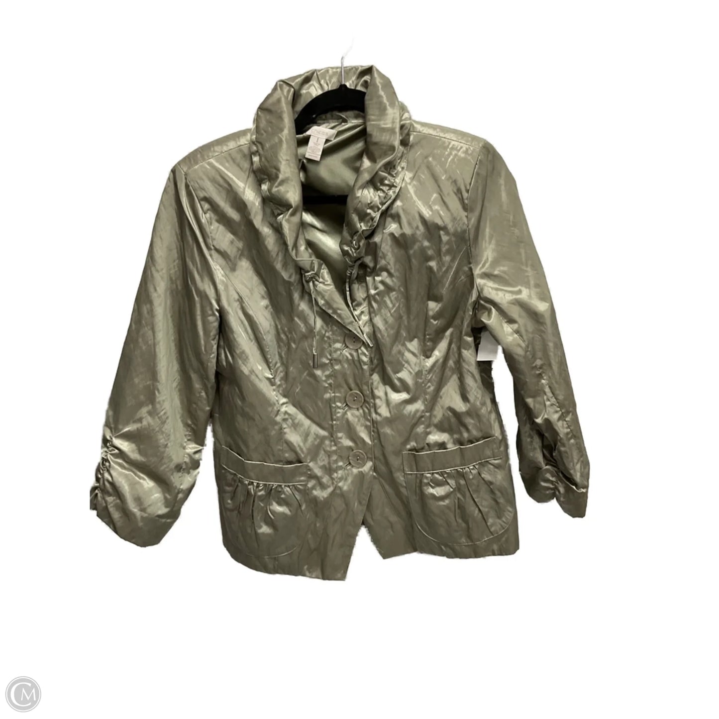 Blazer By Chicos In Green, Size: M