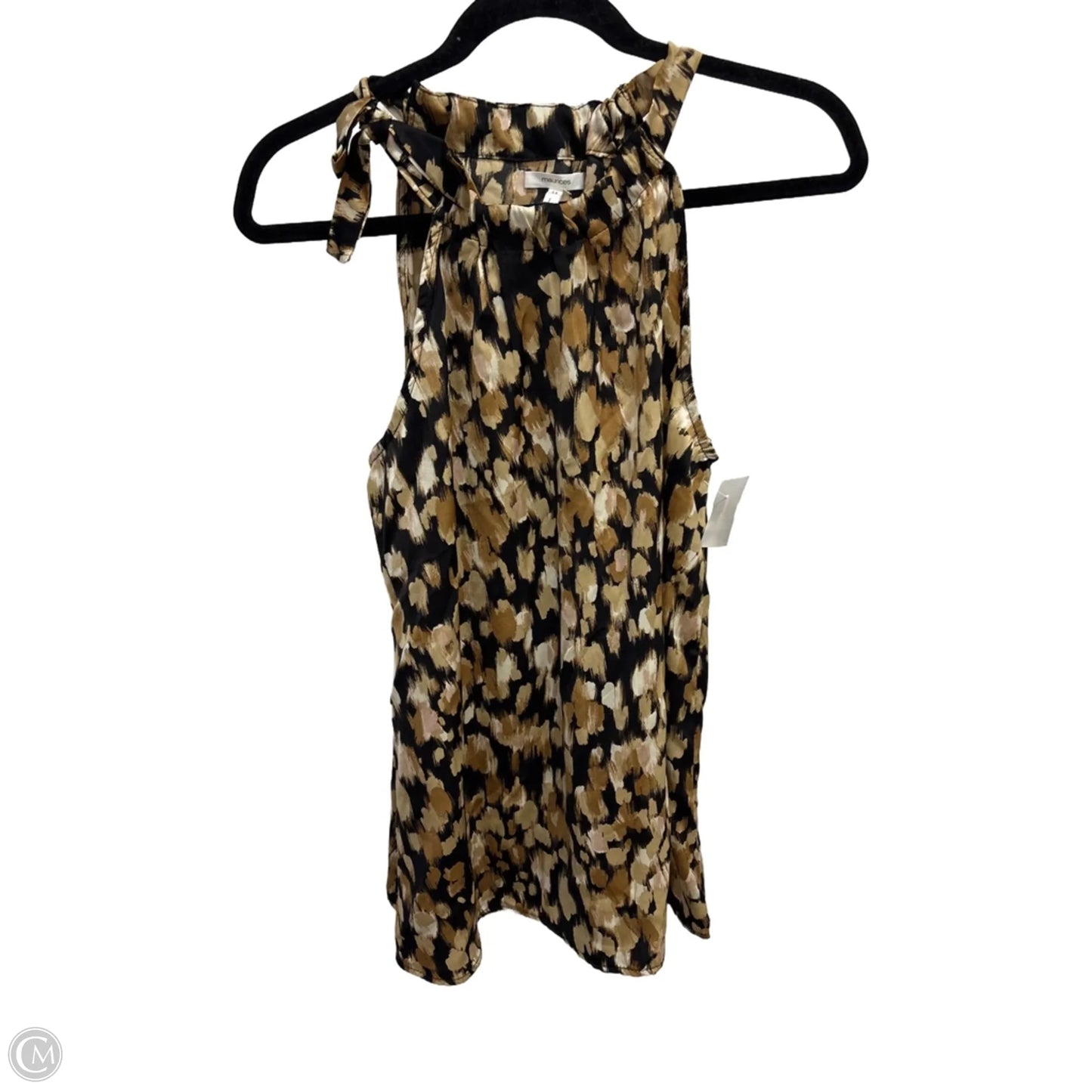 Top Sleeveless By Maurices In Brown, Size: L