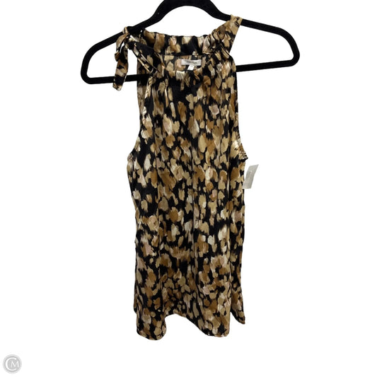 Top Sleeveless By Maurices In Brown, Size: L