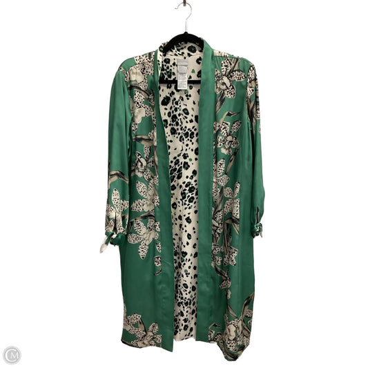 Kimono By Chicos In Green, Size: L