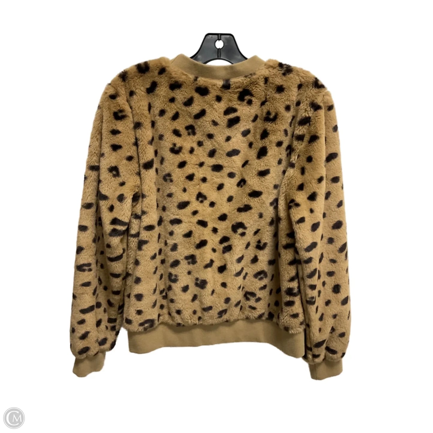 Sweatshirt Crewneck By Lou And Grey In Leopard Print, Size: M