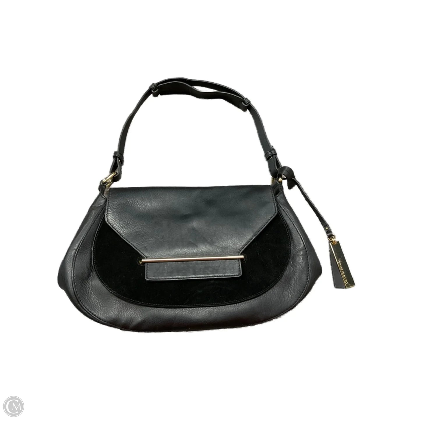 Handbag Leather By Vince Camuto, Size: Medium