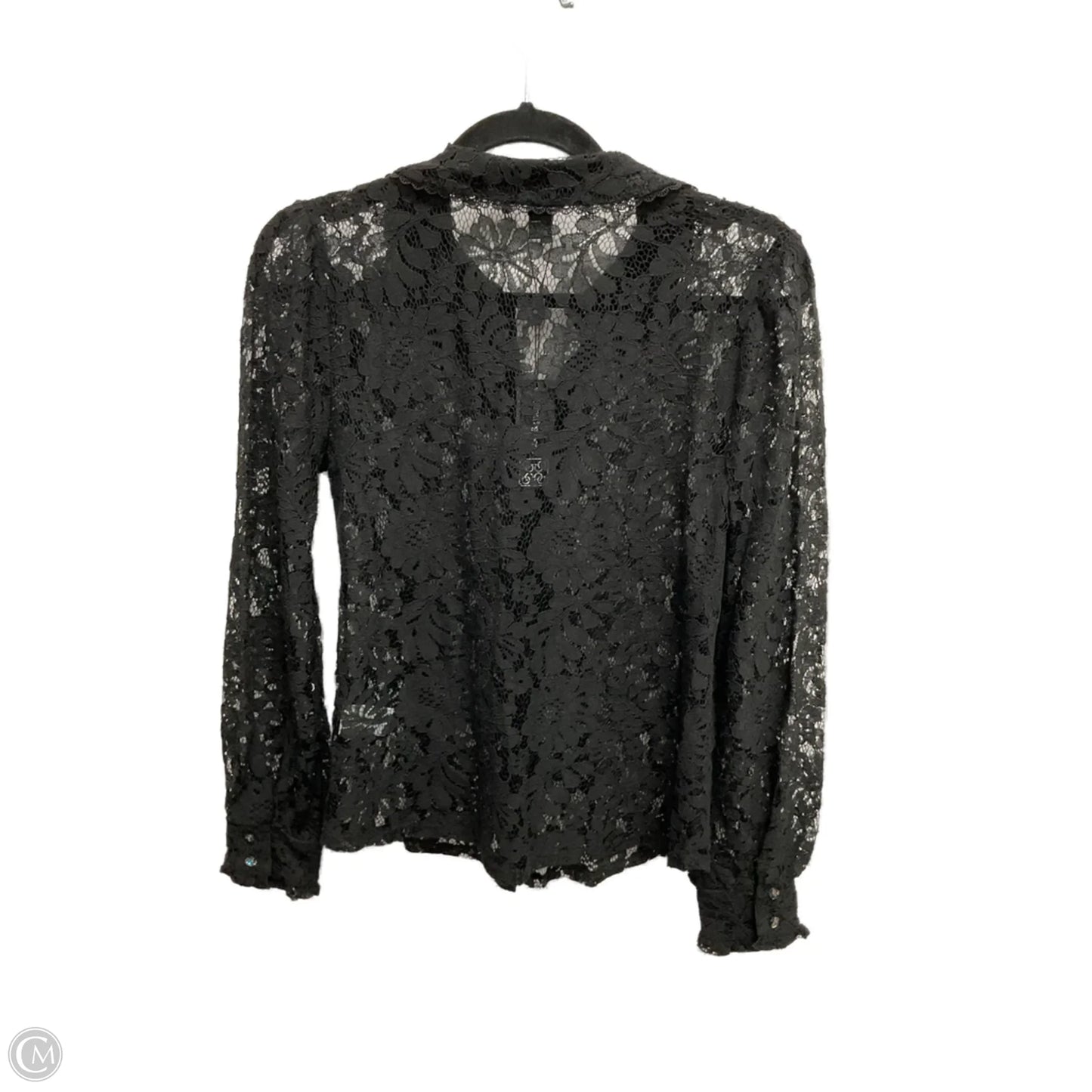 Top Long Sleeve By Cable And Gauge In Black, Size: Xs