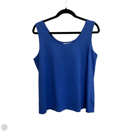 Tank Top By Chicos In Blue, Size: Xl
