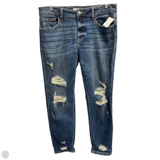 Jeans Straight By Willow & Root In Blue Denim, Size: 8