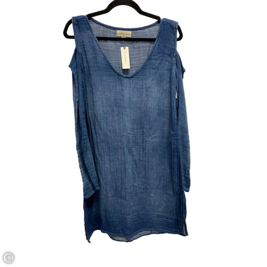Dress Casual Midi By Cloth & Stone In Blue, Size: S