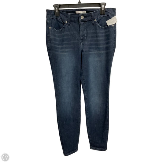 Jeans Skinny By Lc Lauren Conrad In Blue Denim, Size: 12