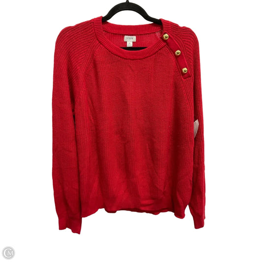 Sweater By J. Crew In Red, Size: Xl