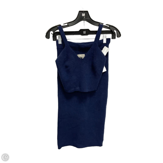 Skirt Set 2pc By Universal Thread In Blue, Size: Xs
