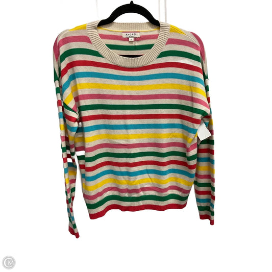 Sweater By Andree By Unit In Striped Pattern, Size: S