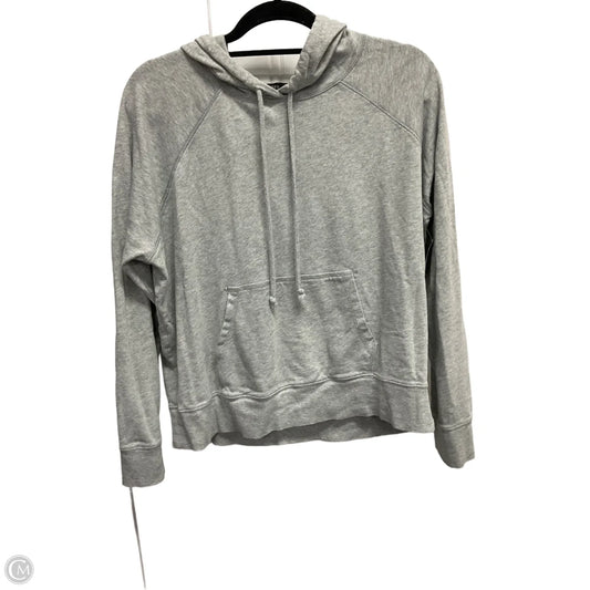 Sweatshirt Hoodie By J. Crew In Grey, Size: M