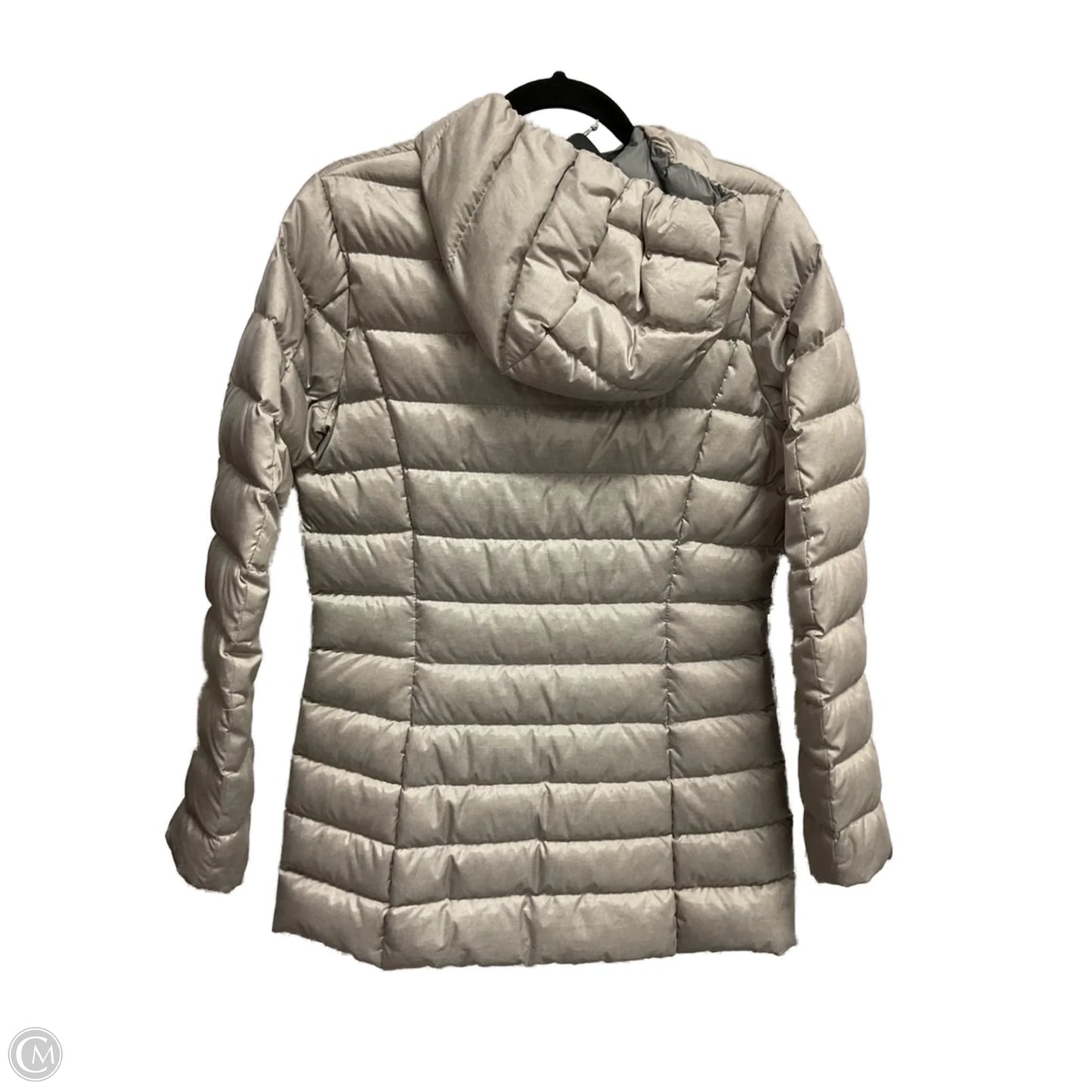 Coat Puffer & Quilted By Eddie Bauer In Silver, Size: S