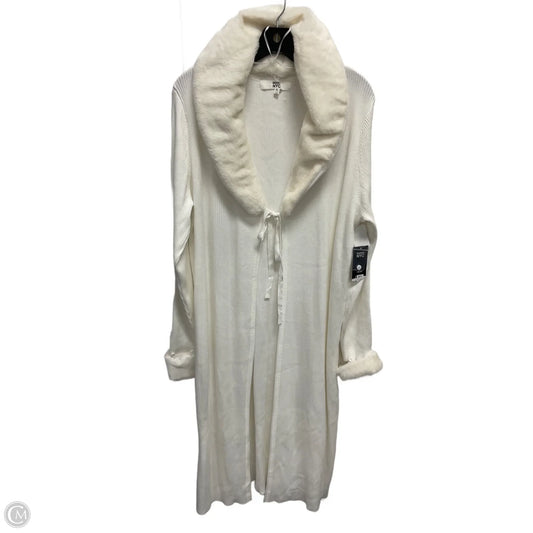 Cardigan By Madden Nyc In White, Size: Xl