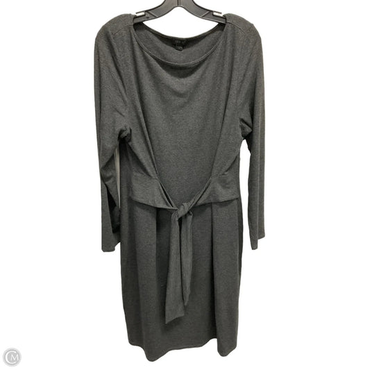 Dress Casual Midi By J. Jill In Grey, Size: L