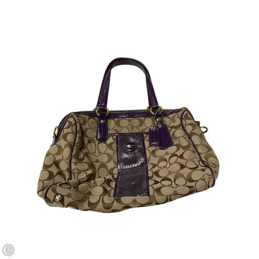 Handbag Designer By Coach, Size: Medium