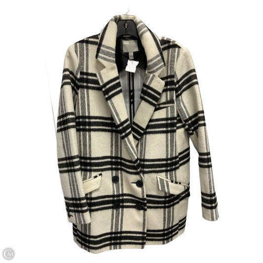 Coat Peacoat By Asos In Plaid Pattern, Size: M