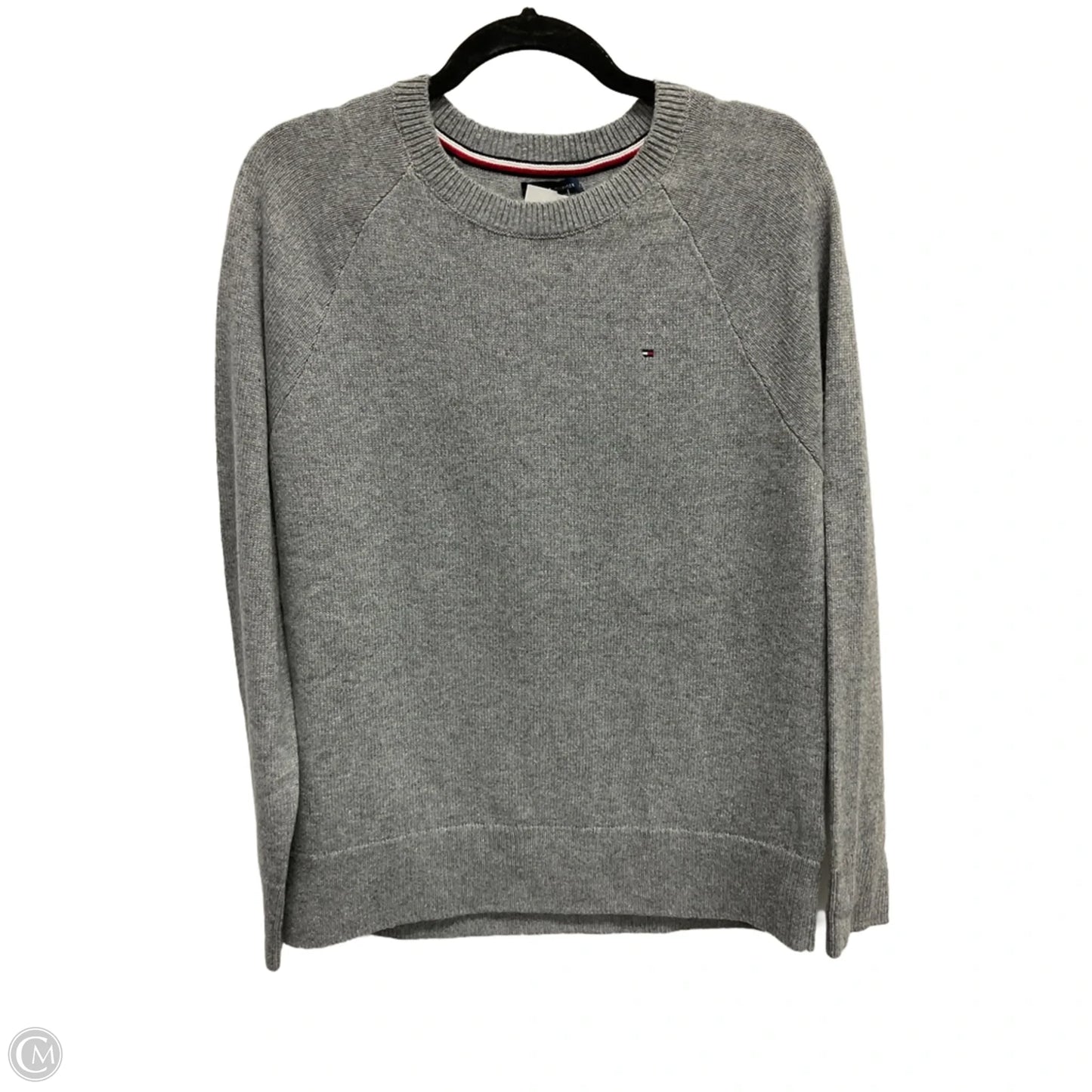 Sweater By Tommy Hilfiger In Grey, Size: M