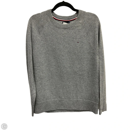 Sweater By Tommy Hilfiger In Grey, Size: M