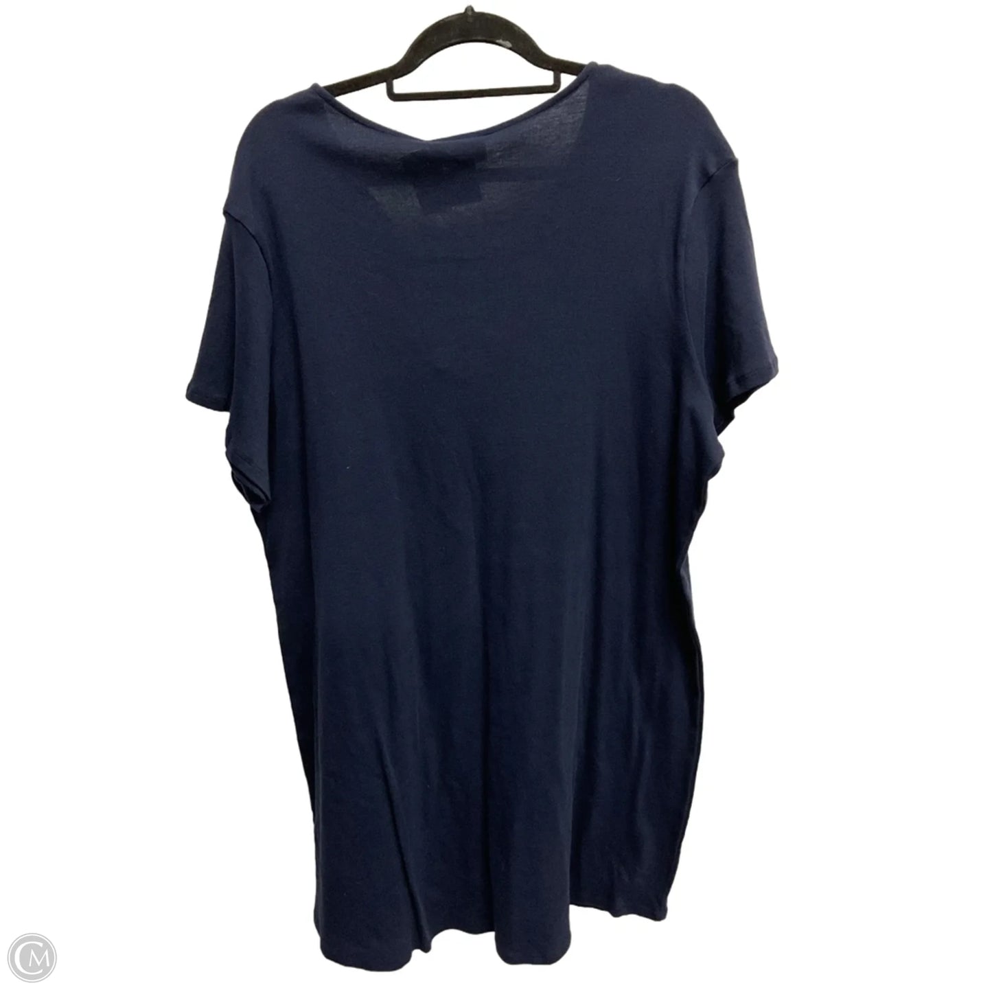 Dress Casual Midi By Carmen Marc Valvo In Ombre Print, Size: 1x