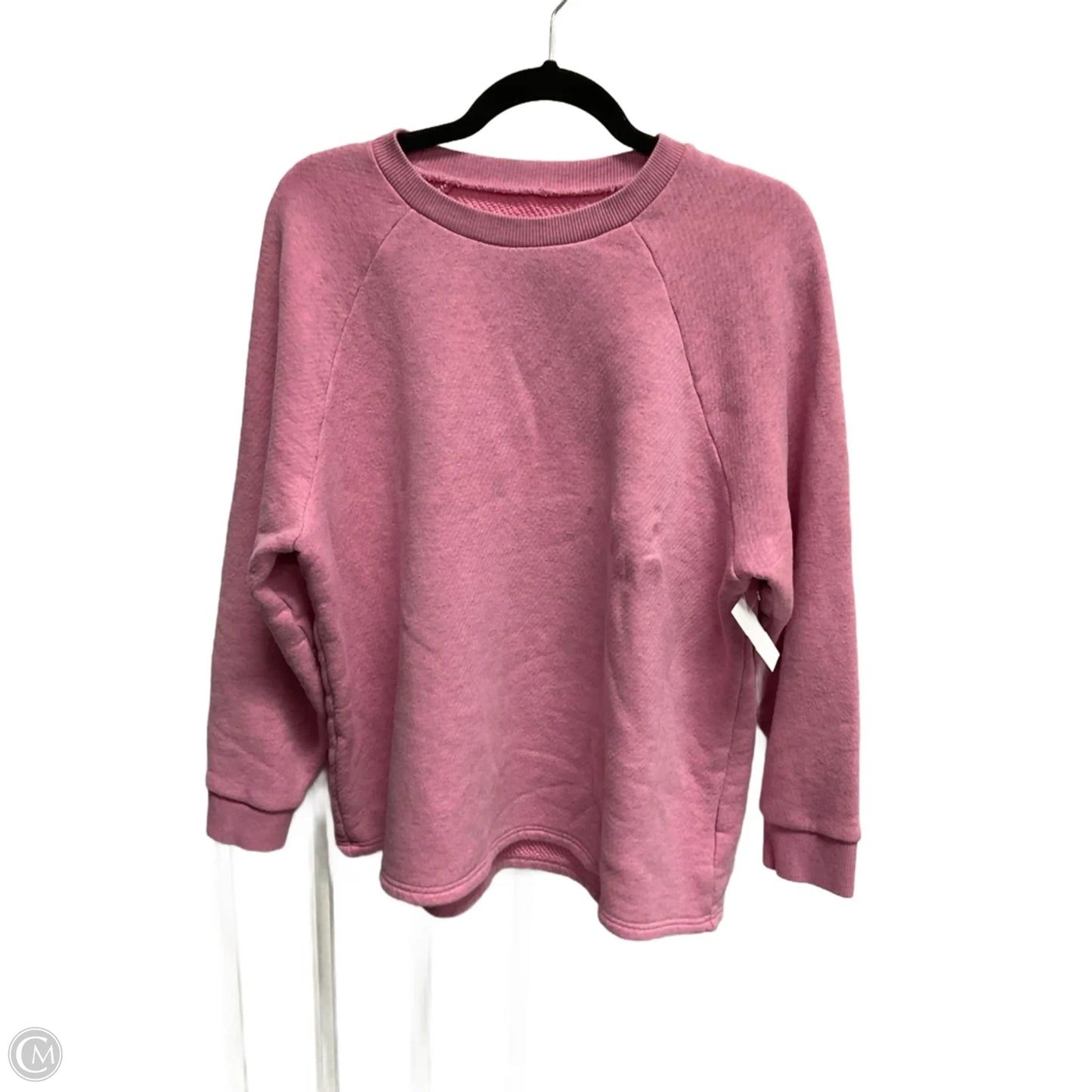 Sweatshirt Crewneck By Madewell In Pink, Size: M