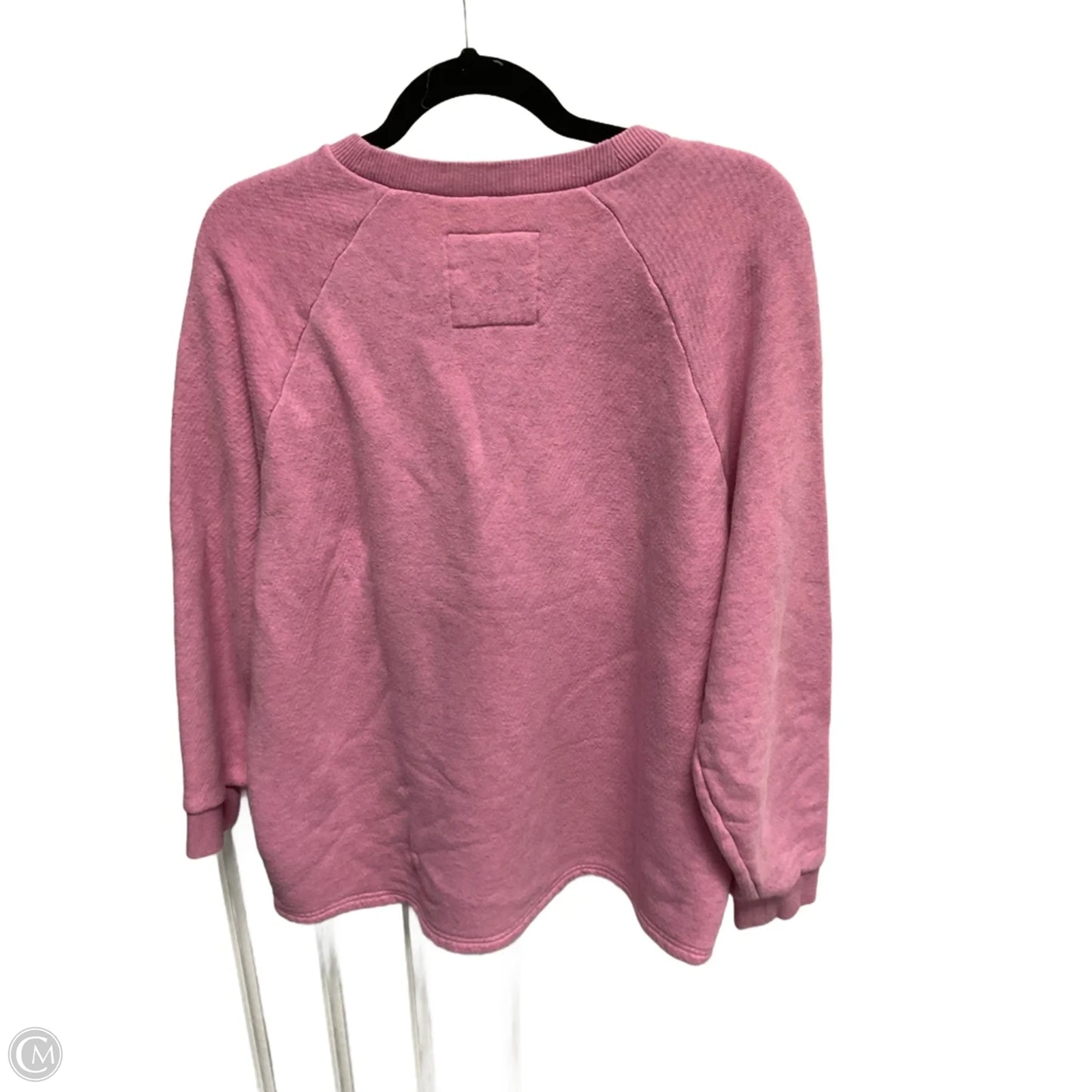 Sweatshirt Crewneck By Madewell In Pink, Size: M
