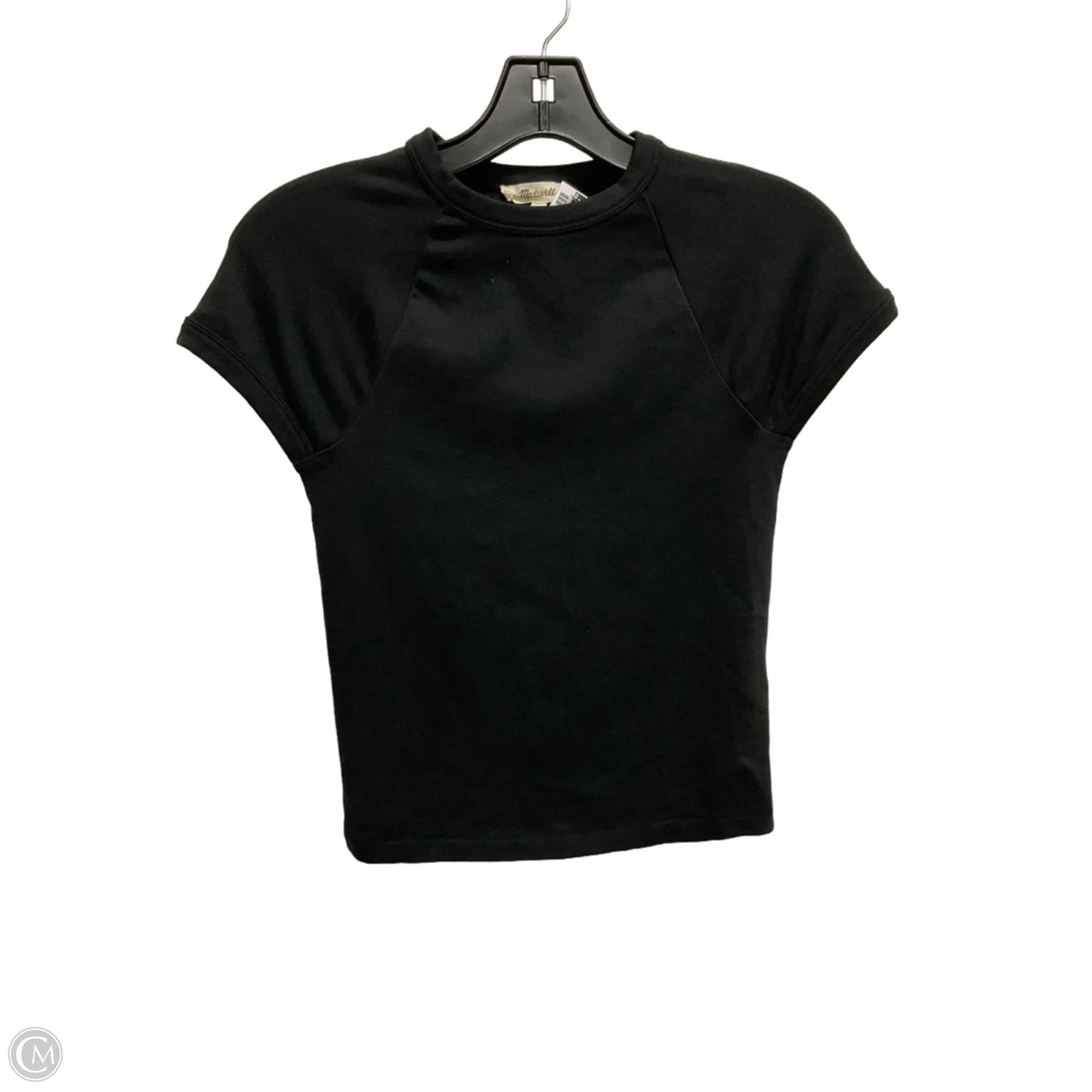 Top Short Sleeve By Madewell In Black, Size: Xs