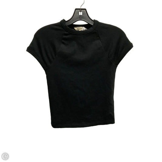 Top Short Sleeve By Madewell In Black, Size: Xs