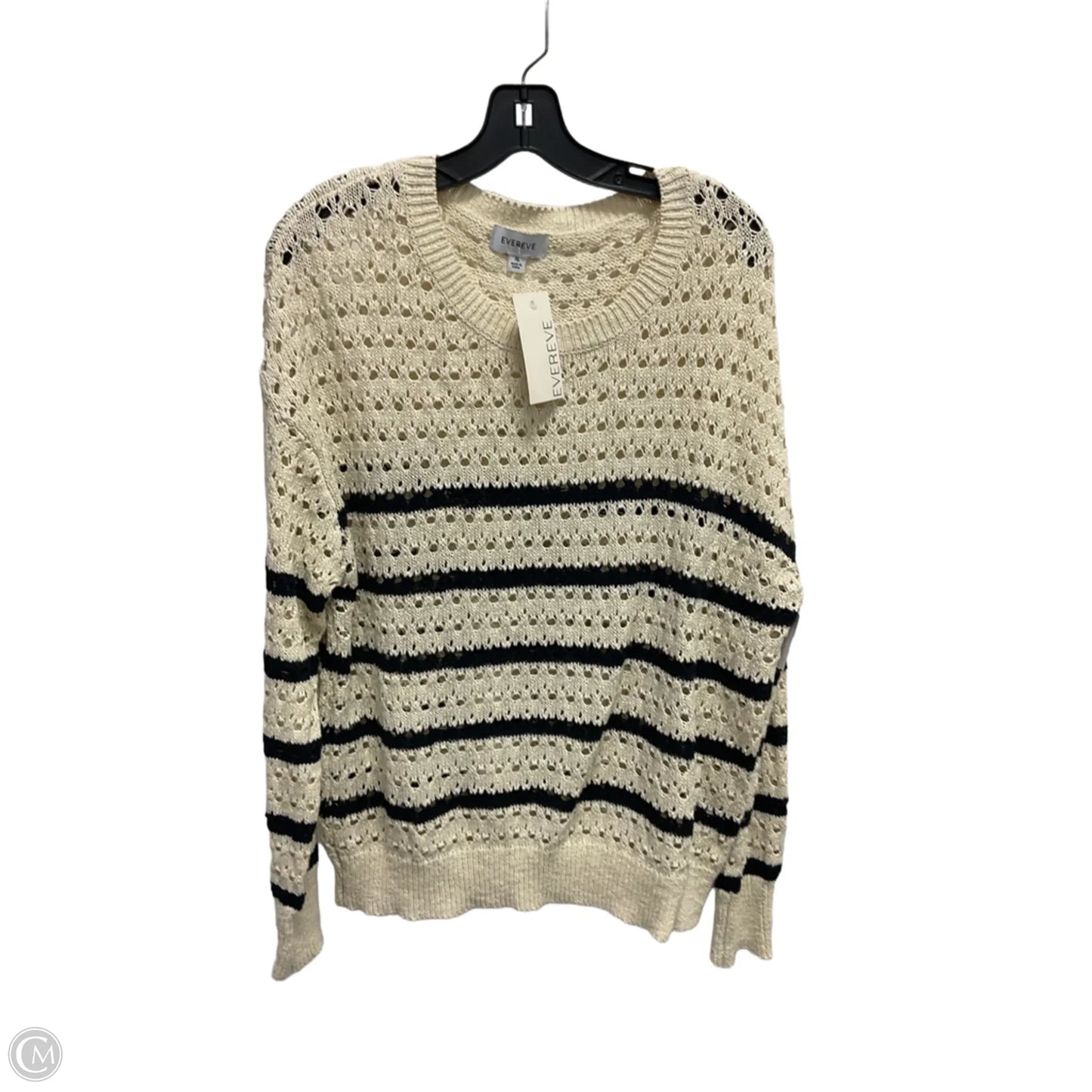 Sweater By Evereve In Striped Pattern, Size: Xl