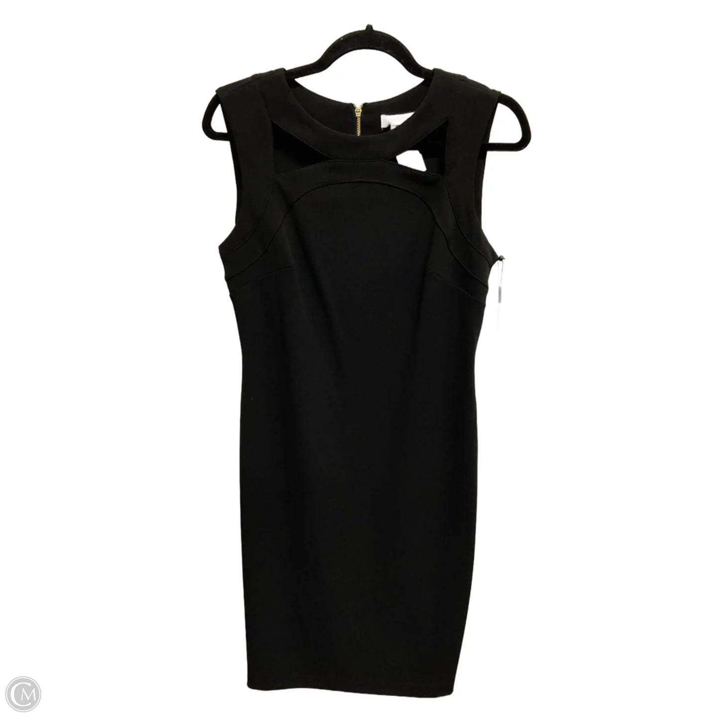 Dress Work By Calvin Klein In Black, Size: M